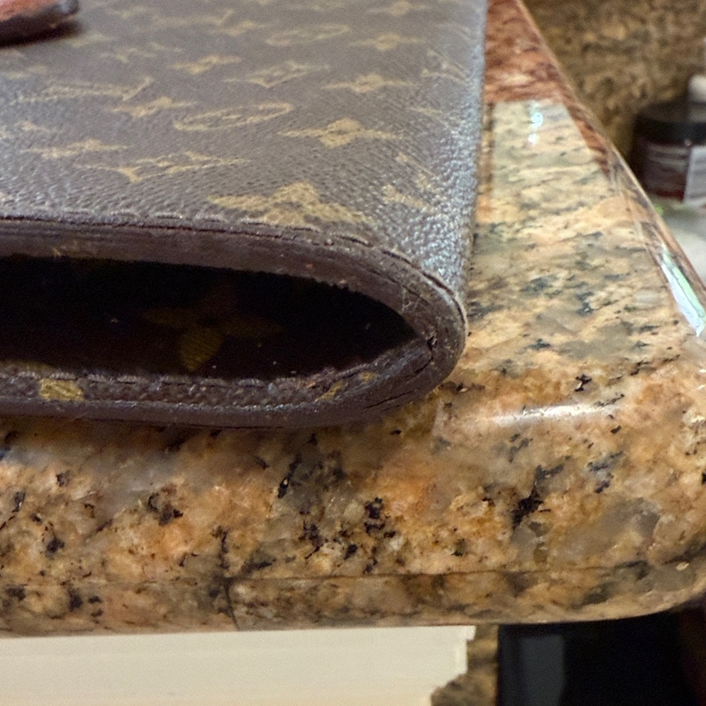 LV authentic monogram minister briefcase pre-date code interior pocket & divider - Picture 4 of 11
